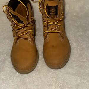 Timberland Kids Tan Lace-Up Boots